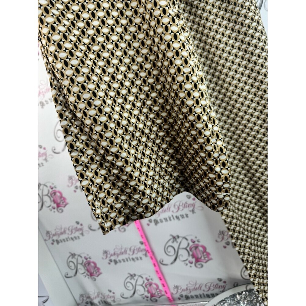 Taver & Blair pants geometric London Geometric Print Palazzo Pants Gold & Black - Picture 4 of 10